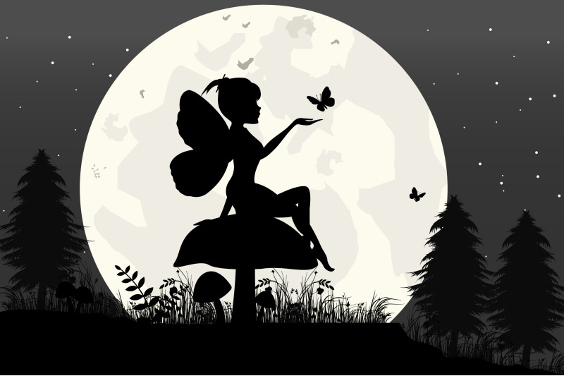 fairy-silhouette