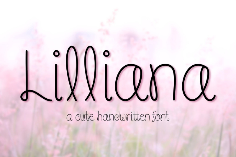 lilliana-sweet-handwritten-font