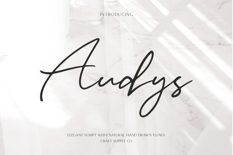 audys-elegant-script-font