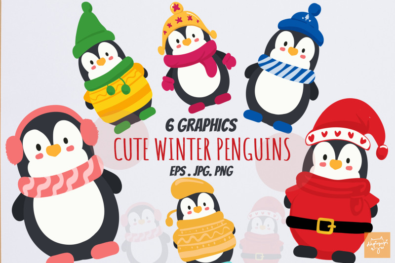 cute-winter-penguins