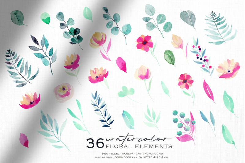 spring-is-here-floral-elements-set