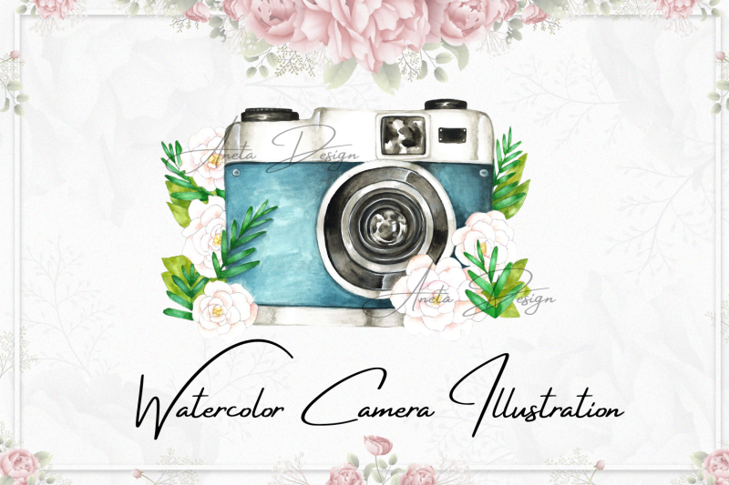 camera-with-watercolor-flowers-clipart-gift-to-photographer