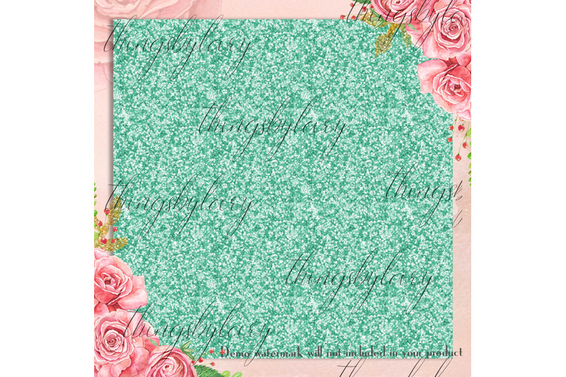 34-mint-glam-digital-papers-sequin-glitter-luxury-background