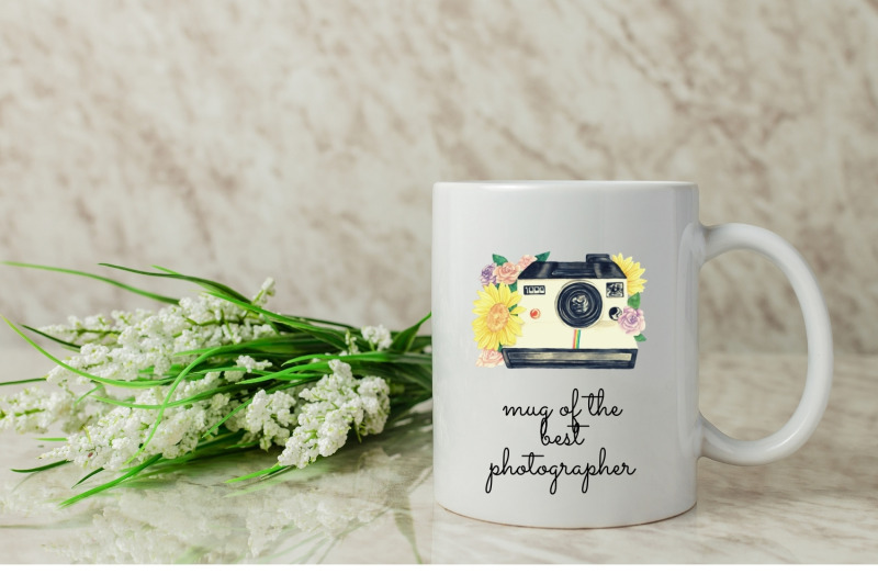 retro-camera-with-watercolor-flowers-clipart-photography-logo