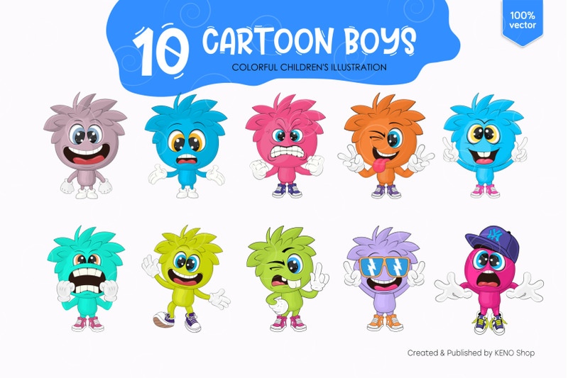 10-cartoon-boys