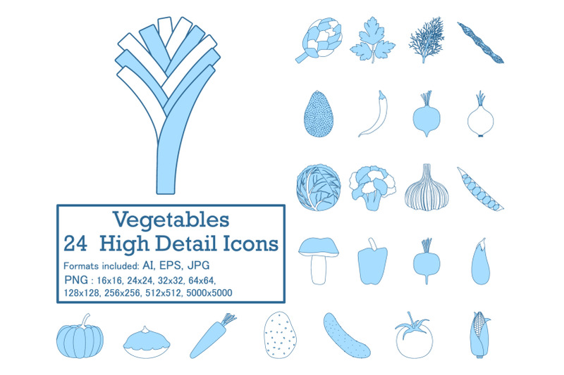 vegetables-icon-set