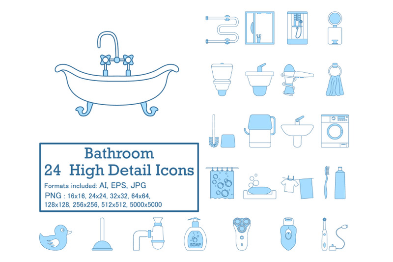 bathroom-icon-set