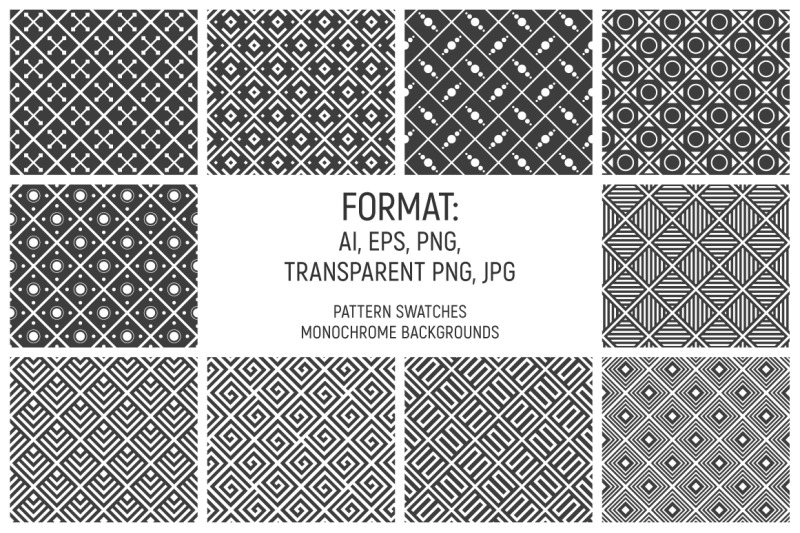 10-seamless-rhombuses-vector-patterns