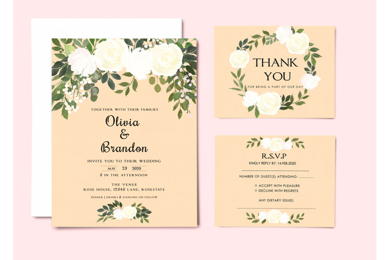 white-rose-wedding-invitation-set