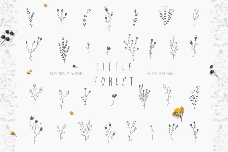 little-forest-30-floral-elements