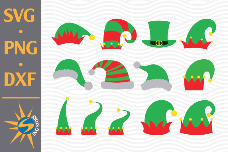 elf-hat-svg-png-dxf-digital-files-include