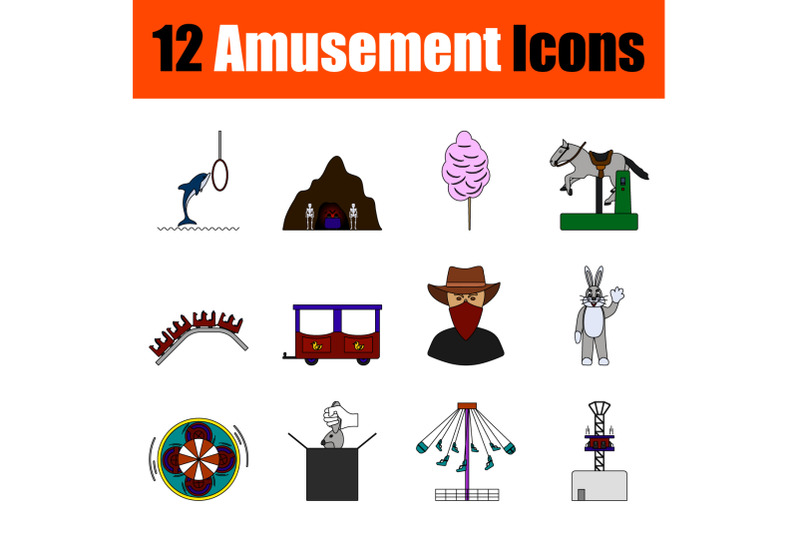 amusement-icon-set