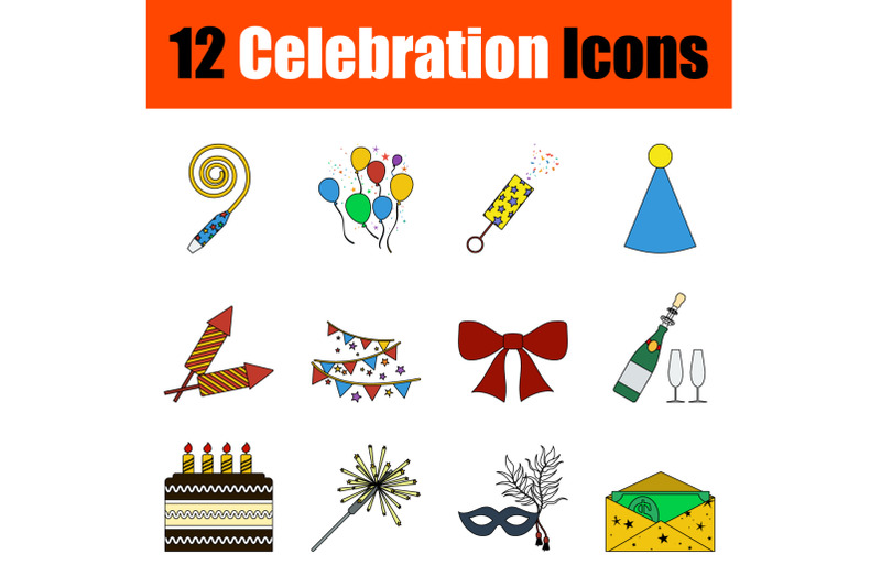 celebration-icon-set