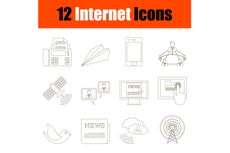 internet-icon-set