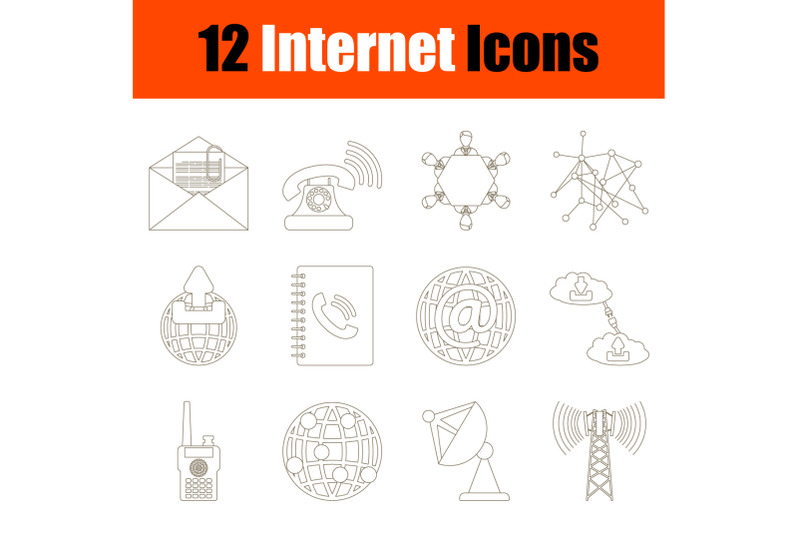 internet-icon-set