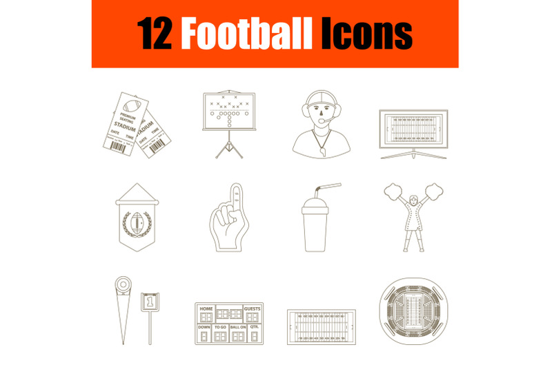 football-icon-set