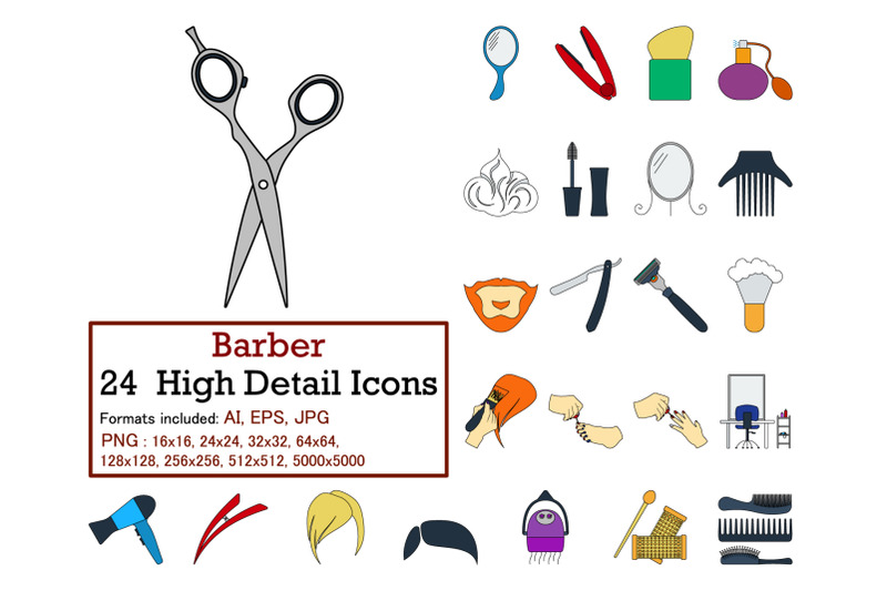 barber-icon-set