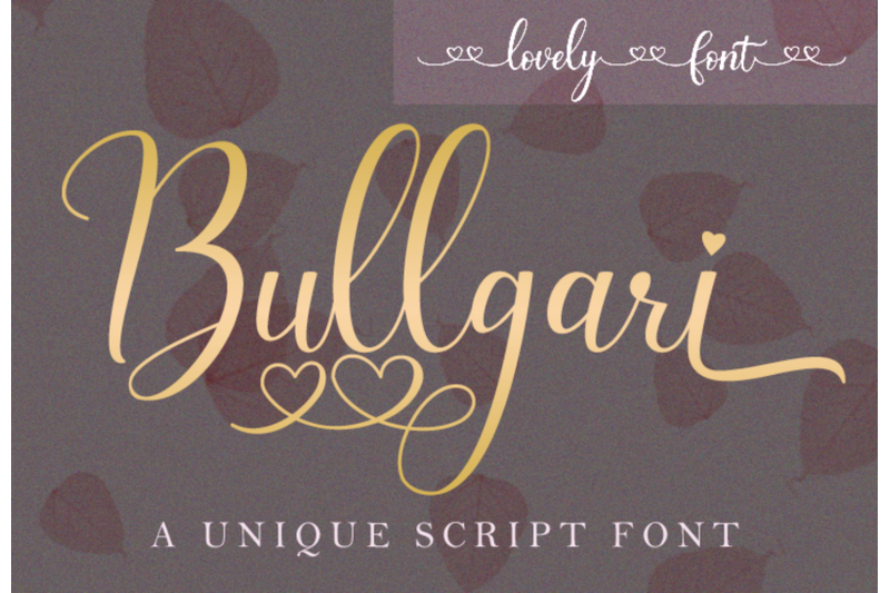 bullgari-a-lovely-font