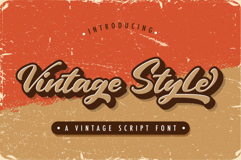 Vintage Style Bold Script Font By StringLabs TheHungryJPEG