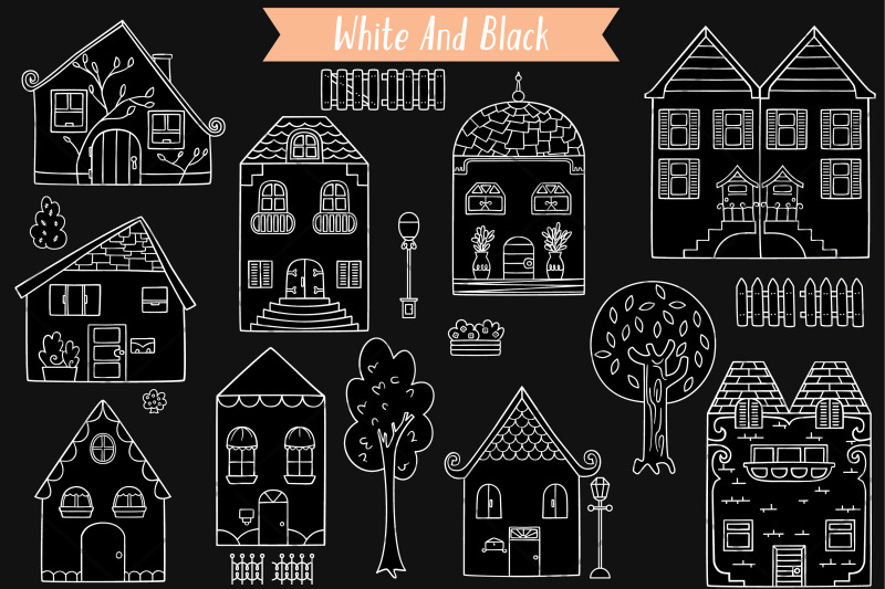 houses-white-doodles-hand-drawn-home-city-building-cute-cottage