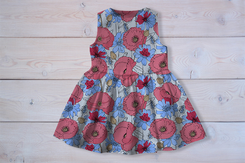 seamless-pattern-poppies-and-chicory