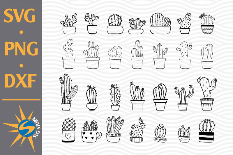 cactus-outline-svg-png-dxf-digital-files-include