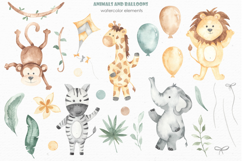 animals-and-balloons-watercolor