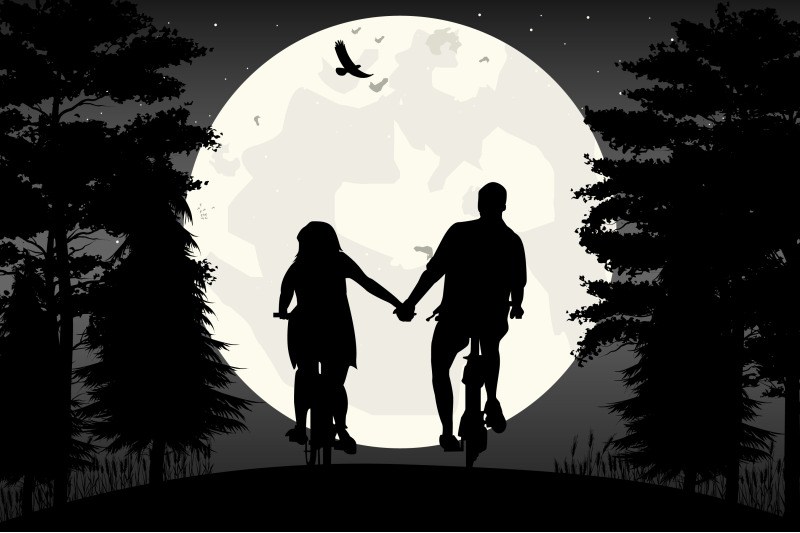 silhouette-of-couple-in-love-simple-vector-illustration