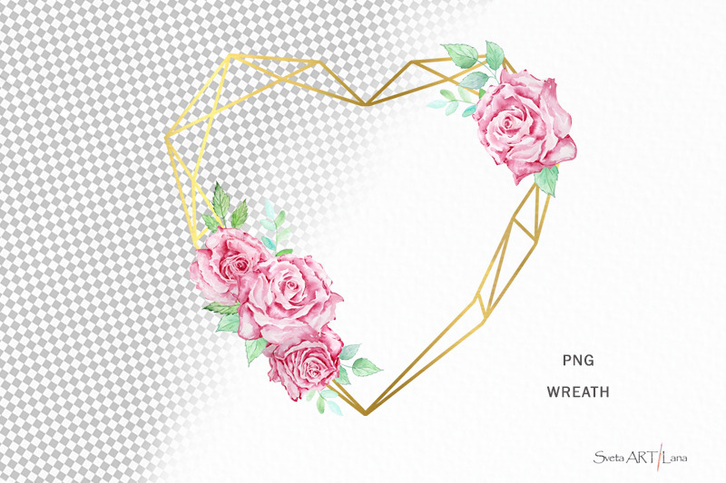 watercolor-heart-valentine-wreath-boho-clipart