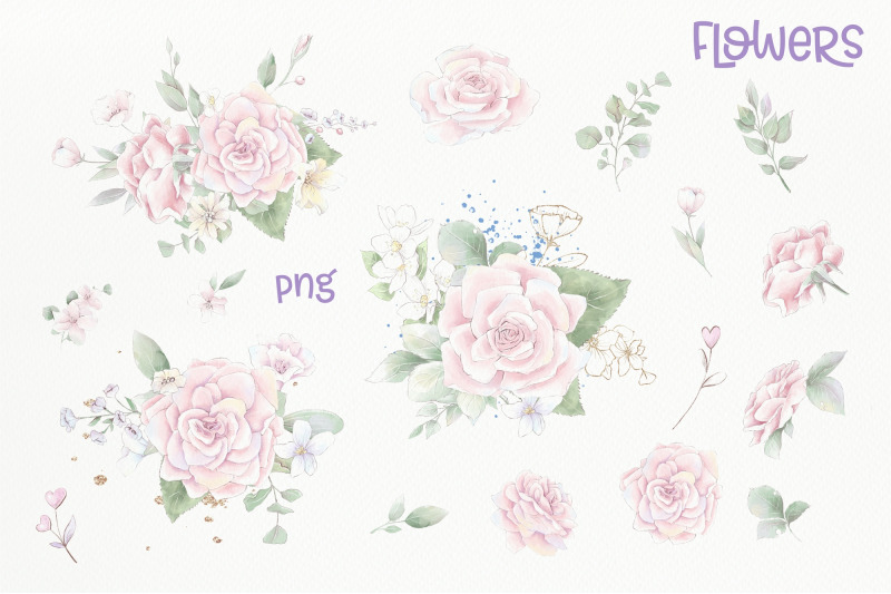 valentine-rsquo-s-gnomes-and-decorative-elements-digital-watercolor-clipart-png