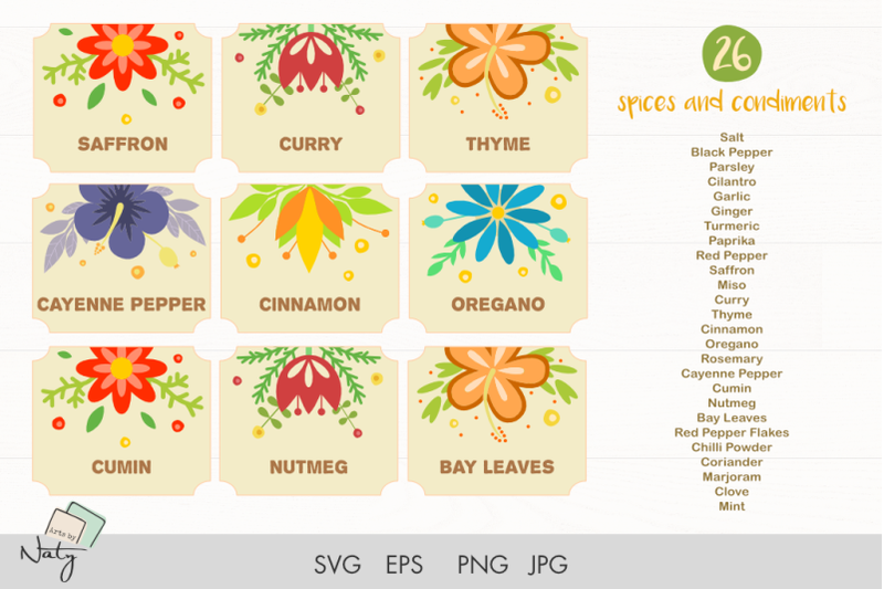 labels-for-26-spices-and-condiments-nbsp-print-and-use