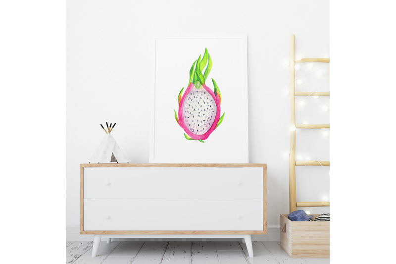 dragon-fruit-watercolor-clipart-png