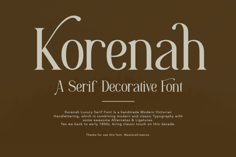 korenah-serif-decorative-display-font