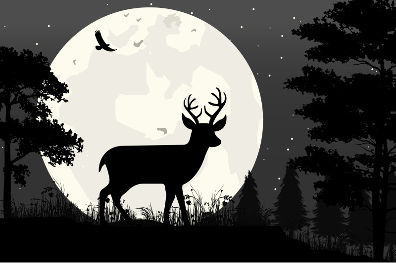 deer-silhouette