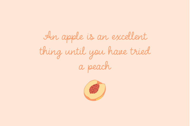 marvelous-peach-handwritten-font