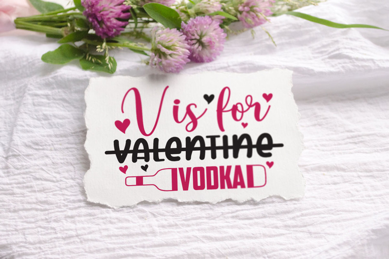 Download Valentines SVG, V Is For Valentine Vodka, Valentine day ...