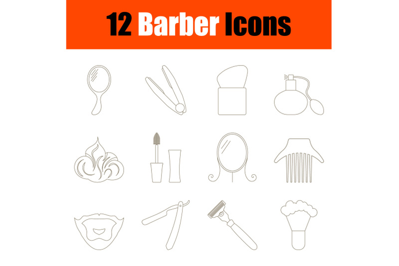 barber-icon-set