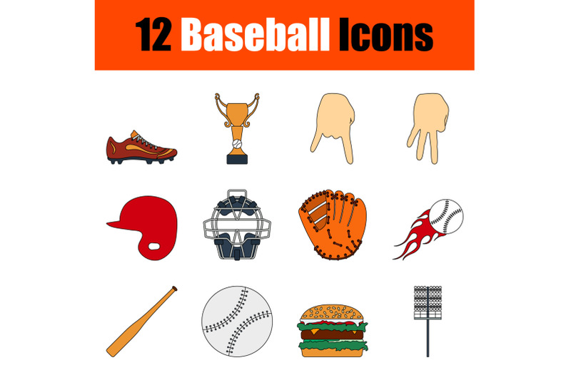 baseball-icon-set