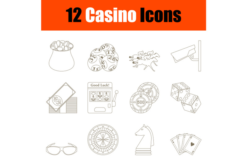 casino-icon-set