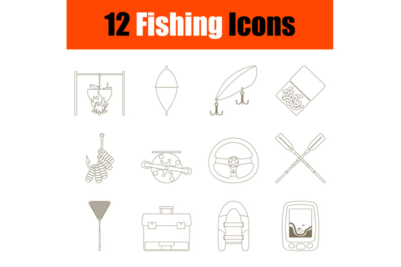 fishing-icon-set