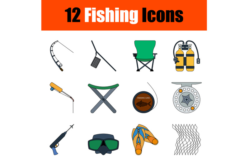 fishing-icon-set