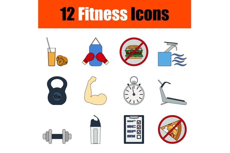 fitness-icon-set