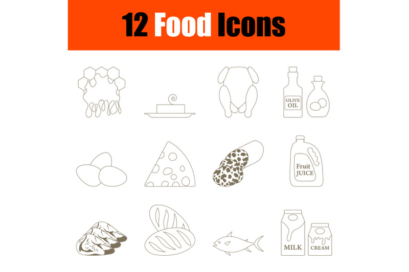 food-icon-set