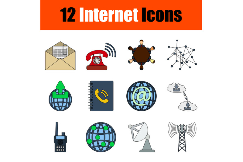 internet-icon-set