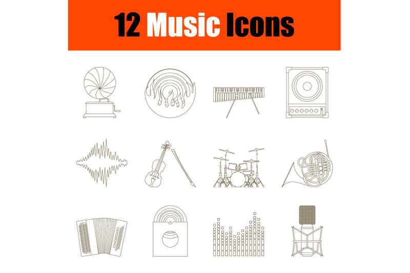 music-icon-set