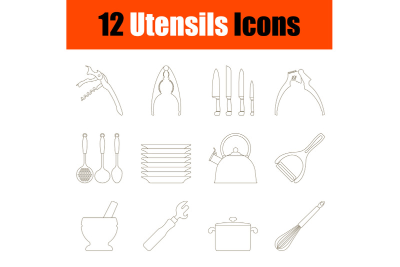 utensils-icon-set