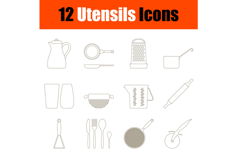 utensils-icon-set