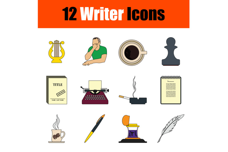 writer-icon-set