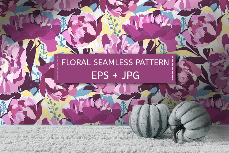 purple-peonies-floral-pattern