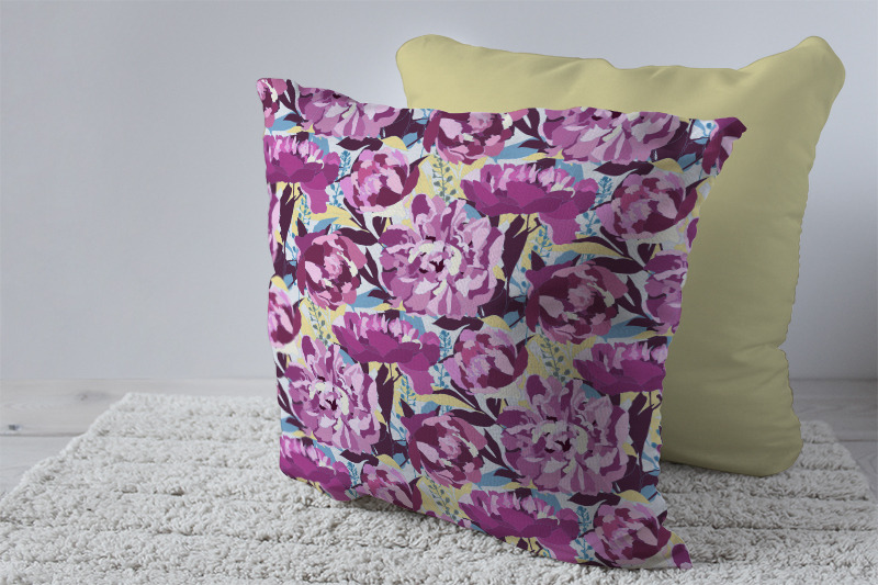 purple-peonies-floral-pattern